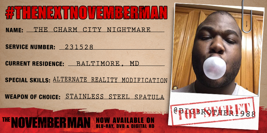 TheNovemberMan's tweet photo. You’re on your way to becoming #TheNextNovemberMan, spatula in hand @BigBrother1988. http://t.co/0SUfFX6frP