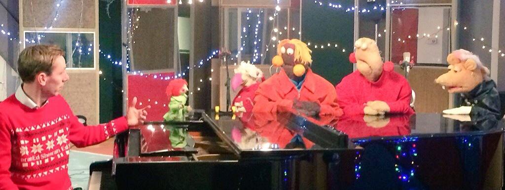 AngloMusical's tweet image. Dustin, Bosco, Pajo, Zig &amp;amp; Zag. Puppet royalty doing their bit for Childline. #PuppetPower.