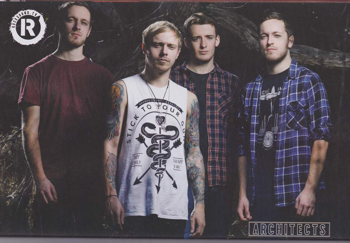 #Architects in the latest <a href="/rocksound/">Rock Sound</a> mag. #LostForeverLostTogether #3 in their AOTY list! bit.ly/1ykpNRF.