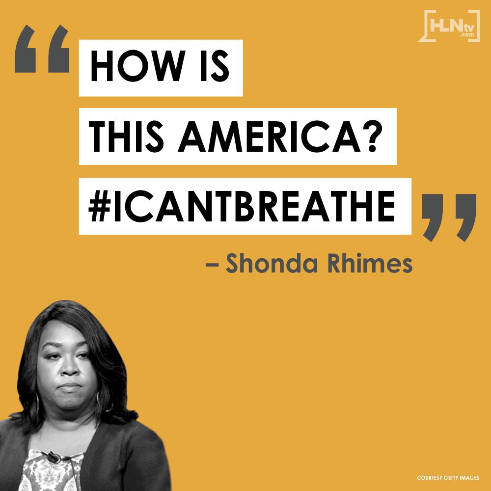 HLNTV's tweet photo. Celebs take a stand on #EricGarner case as protests continue across the nation: http://t.co/lK57AUs6c6 #ICantBreathe http://t.co/fjWoxS8QPK