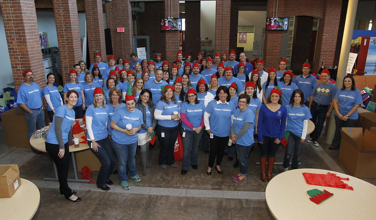 Hasbro's tweet photo. We’re fortunate to have passionate employees who value our mission of giving back to children #HasbroDayofJoy http://t.co/XB37kmsIua
