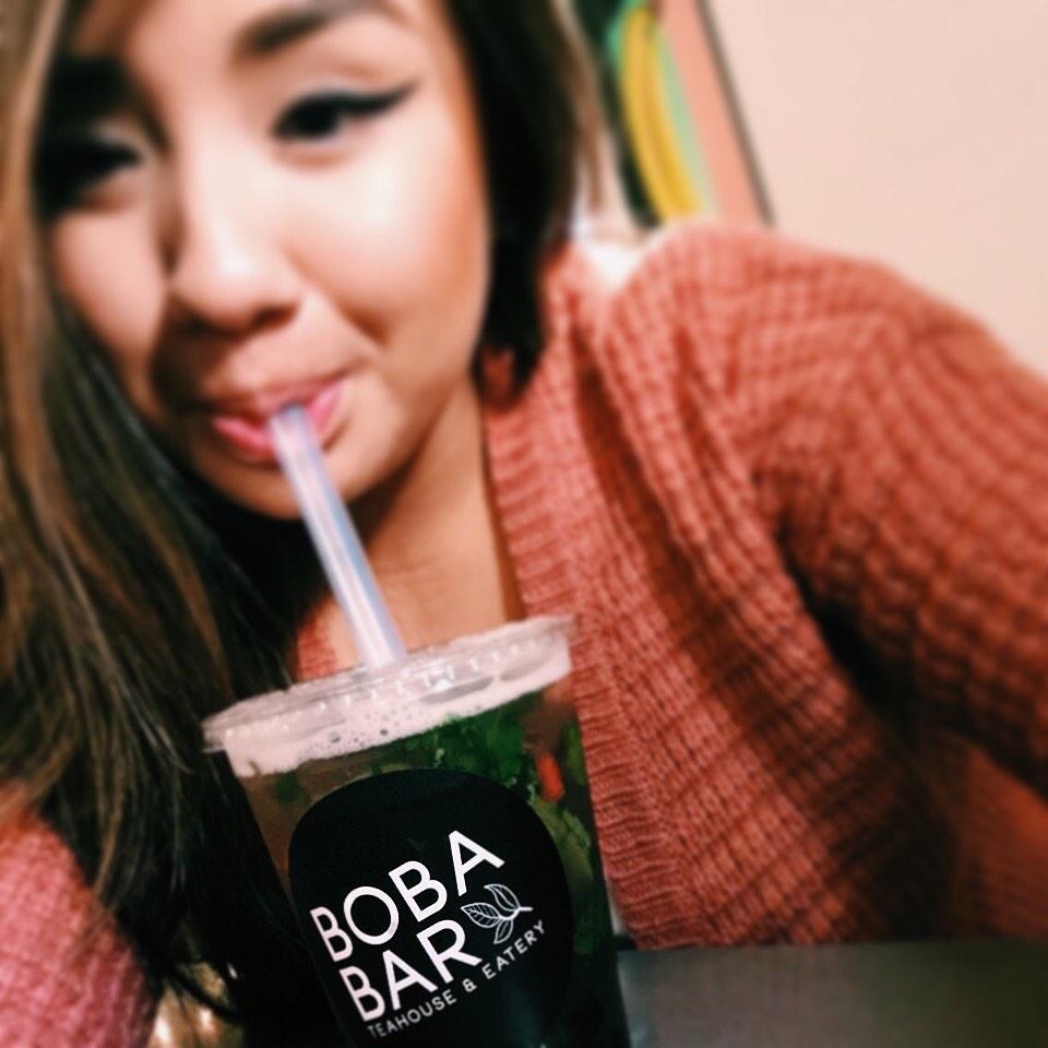 BobaBarSJ's tweet photo. What better way than to celebrate #ThirstyThursday with a Strawberry Mint Tea🍓🌿 http://t.co/U8ek21rMhe