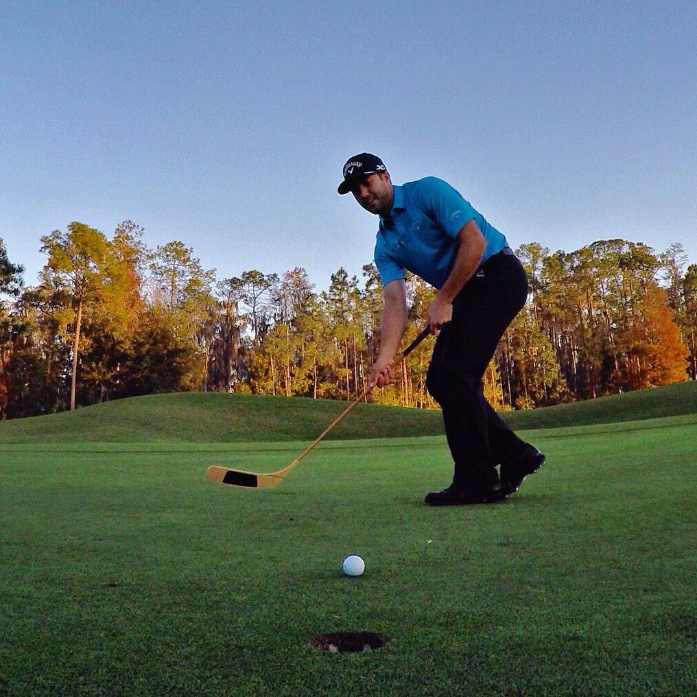 ahadwingolf's tweet photo. “@odysseygolf: Adam learned how to putt. Uh oh! 
http://t.co/N4kNSfK2wb 
@ahadwingolf http://t.co/P6pedgCzi2” #doingthedancefeelintheflow