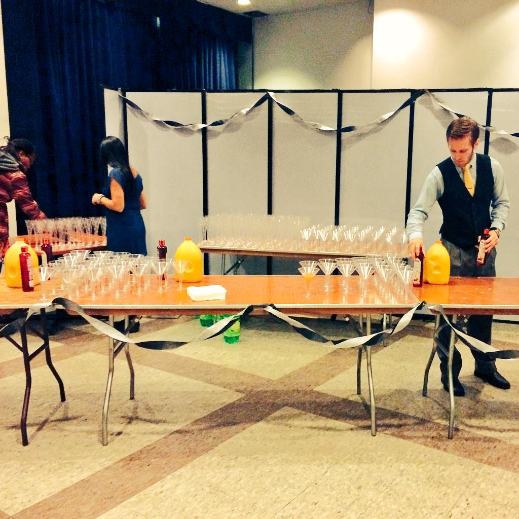 StevensPanhel's tweet photo. All set for our Mocktail event in Bissinger!! Come stop by at 9pm 😊 http://t.co/iwEyZVCm5v