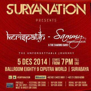 SaVer_IND's tweet photo. Malam ini Surabaya!! Merapat @SaVer_SBY bwt nonton bang @sammy0809SmrgkR brg exBand nya di Ciputra World #Suryanation http://t.co/ar8xQI3blS