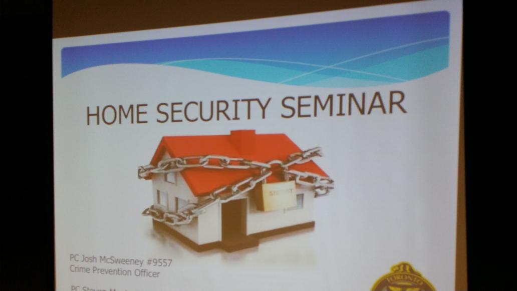 Home securiry seminar stay safe please be cautious. <a href="/HeinzKuck/">Tanning Lotion Packe</a> #bloordale