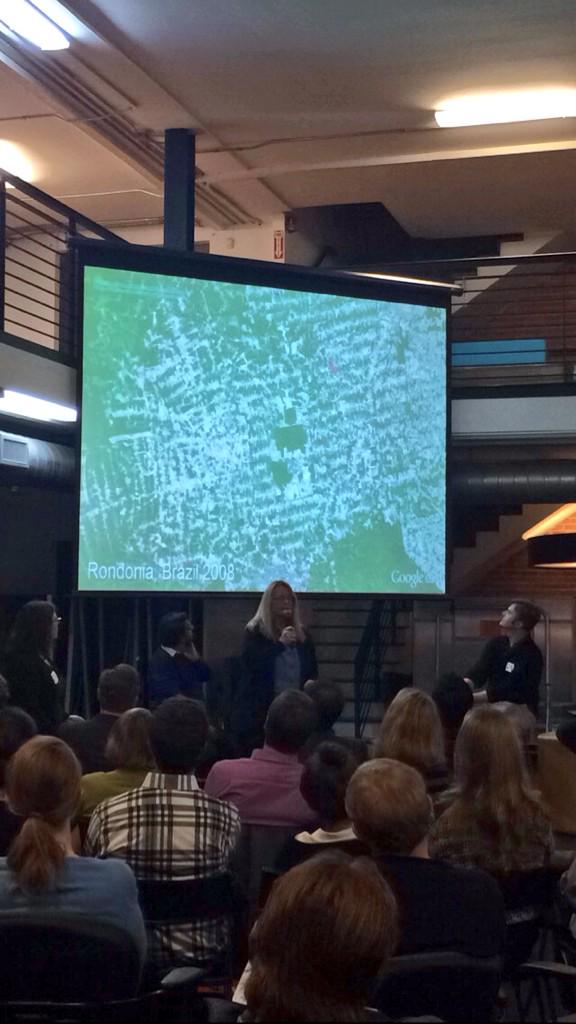 ORCLEnergyWater's tweet photo. "The earth is changing in ways we can see from space," says Google's @rebeccatmoore #BigDataBigSolutions http://t.co/VzIn3AYWe3
