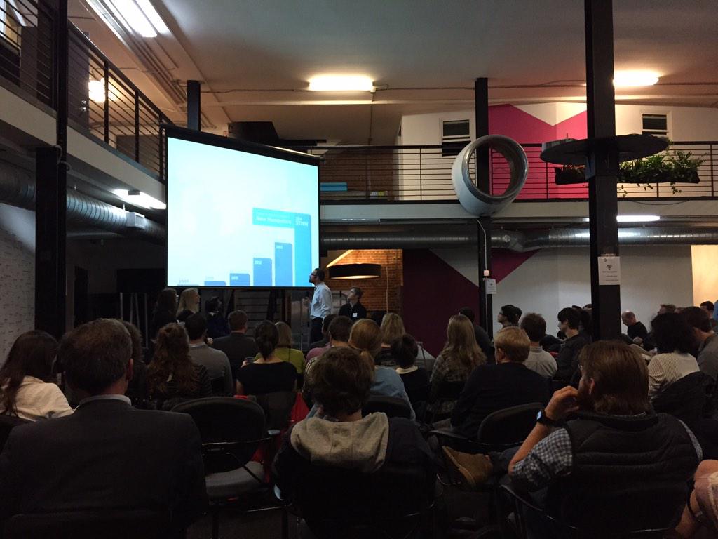 lindseylinds's tweet photo. At tonight's @Opower event #BigDataBigSolutions http://t.co/Yivim9yo50