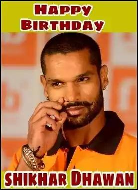 A very Happy Birthday to Shikhar Dhawan                       