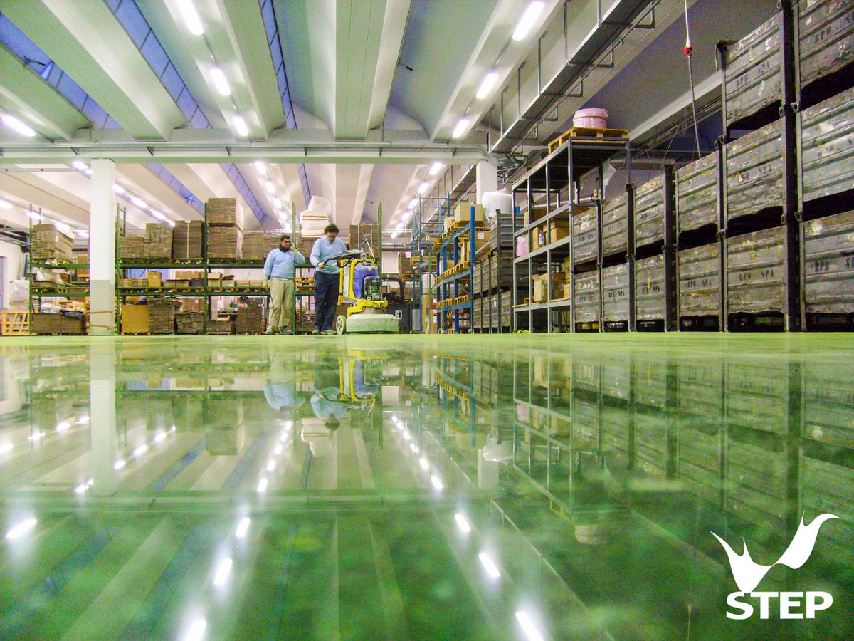 Polishing &amp; Coloration Concrete Floor - Lucidatura &amp; Colorazione Cemento Industriale #polishingconcrete