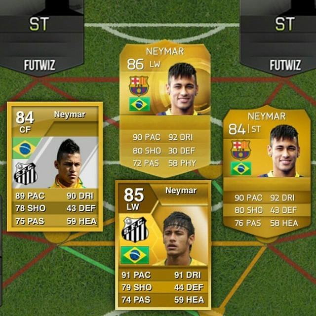 neymar fifa 14 card