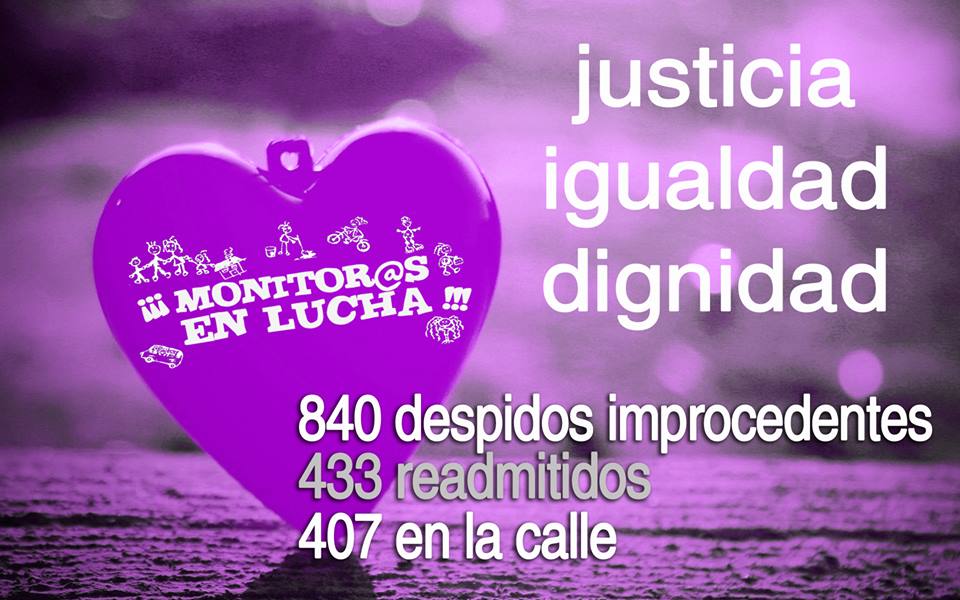 jramirezmunoz's tweet photo. @MailloAntonio #monitoresenlucha Ni uno sin derechos Ni uno sin justicia Reconocimiento para todos #840monitores http://t.co/RVl9ptkrLO