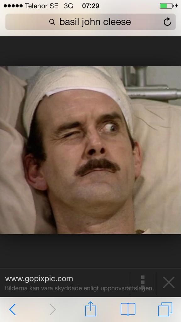 John Cleese signerar sin bok So, anyway / Men hur som helst... kl. 12! Välkomna! Kom i tid! 💜