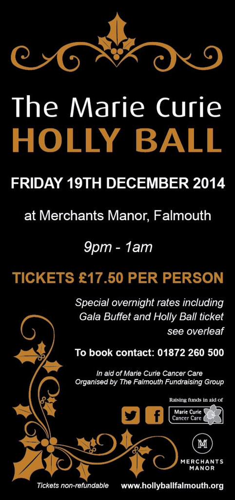HollyBallFal's tweet photo. Book today 01872 260500 or for hotel packages 01326 312734! #partytime #Falmouth #HollyBallFalmouth  🎉🎈💃👠🎅🎄🎤🎸🎹🎶 http://t.co/RmHfGhmBaa