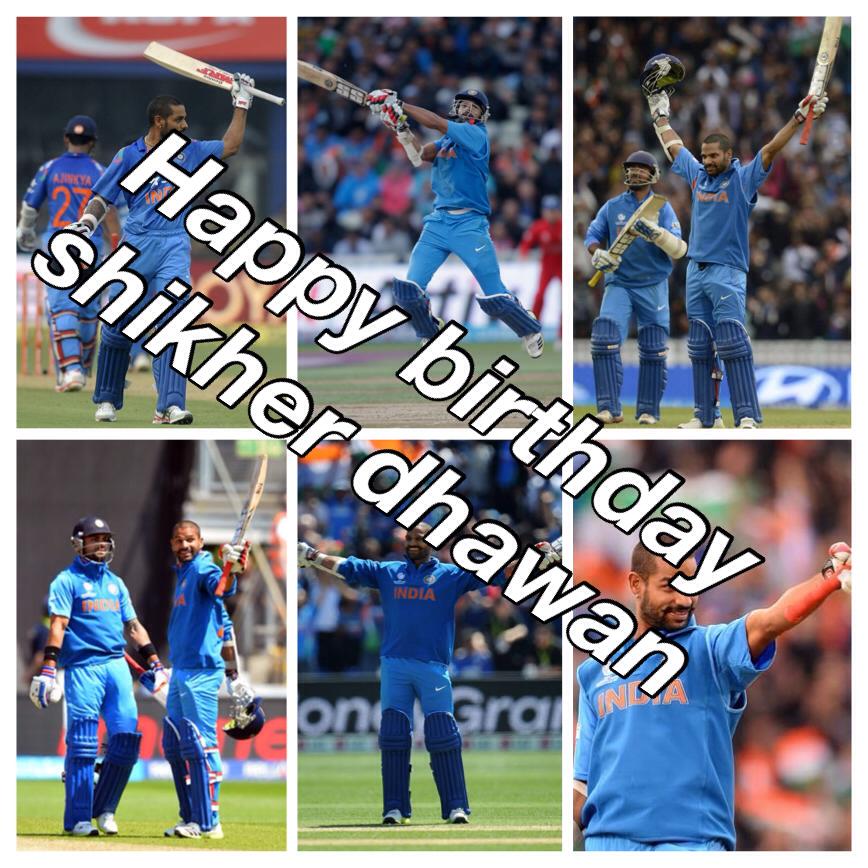 Happy Birthday, Shikhar Dhawan! 