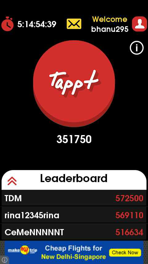 bhanu295's tweet photo. I tappt 351750 times the red button! Check this cool app and get the money!

http://t.co/L3vXwxsZHj http://t.co/GkC96lp2Ma