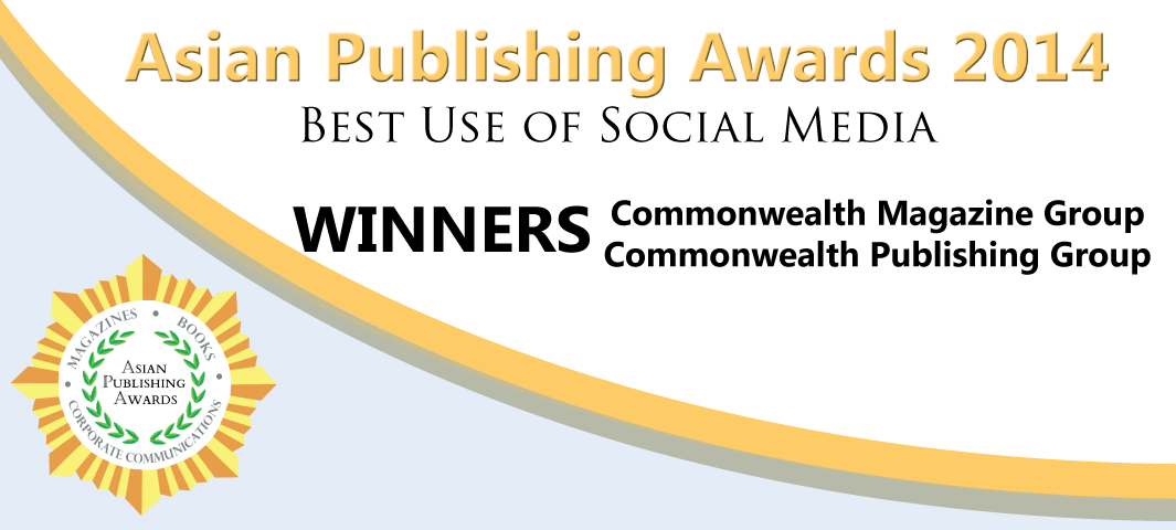 AsianPublishing's tweet photo. CONGRATULATIONS to the winners of the BestUse of SocialMedia!
Find out the other winners here: http://t.co/kxIrB7nvNT http://t.co/QF7LEgqINN