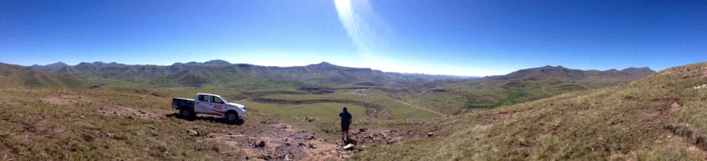 Nice view looking onto the DSP at Ha Rapokolana, next to the High Altitude Training Centre <a href="/RoofofAfrica/">Roof of Africa</a> <a href="/LesothoSky/">LesothoSky</a>