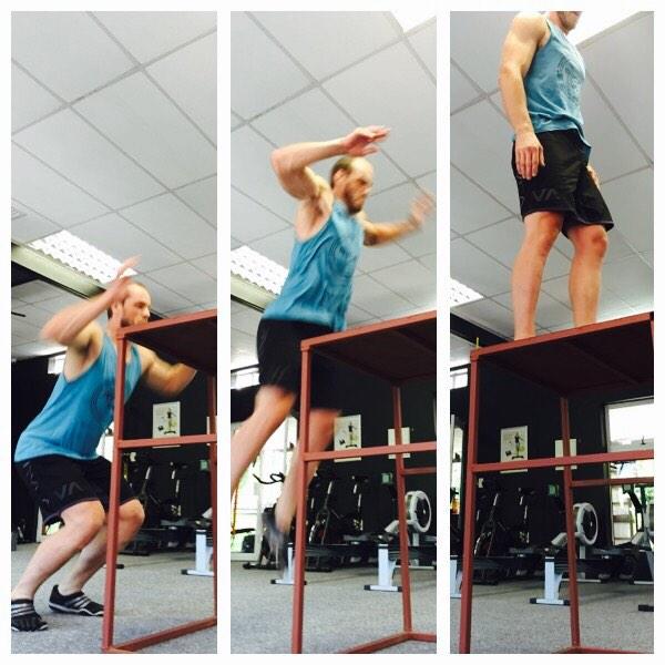 adrian_leroux's tweet image. @GrizzlyBear_MMA reaching new heights this morning!  @sportsclinic_ad #ExplosivePower #SPC