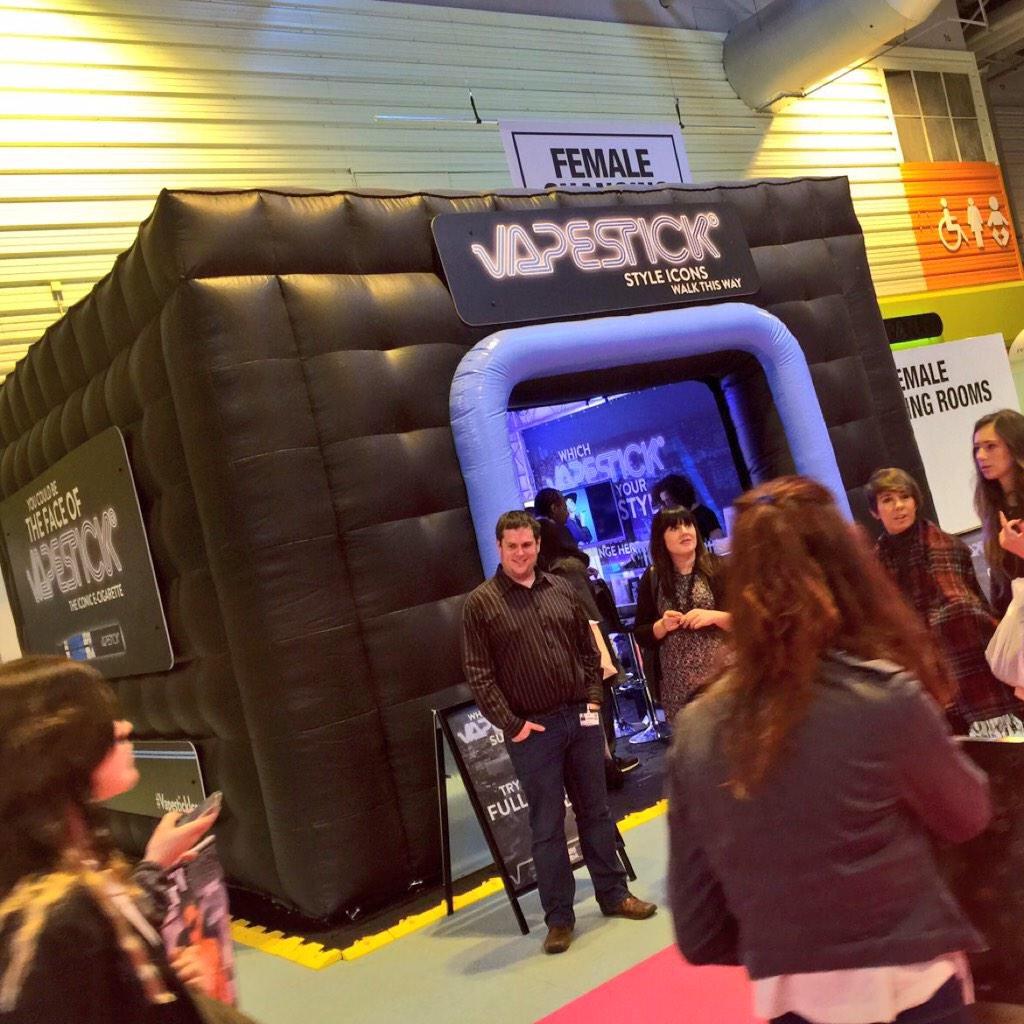 VAPESTICK's tweet photo. Great first day at #ClothesShowLive! Visit our #VapestickIcon rig - hall 20, stand 36!! #Vaping #Ecigs @ClothesShow http://t.co/RPXTObgtZf