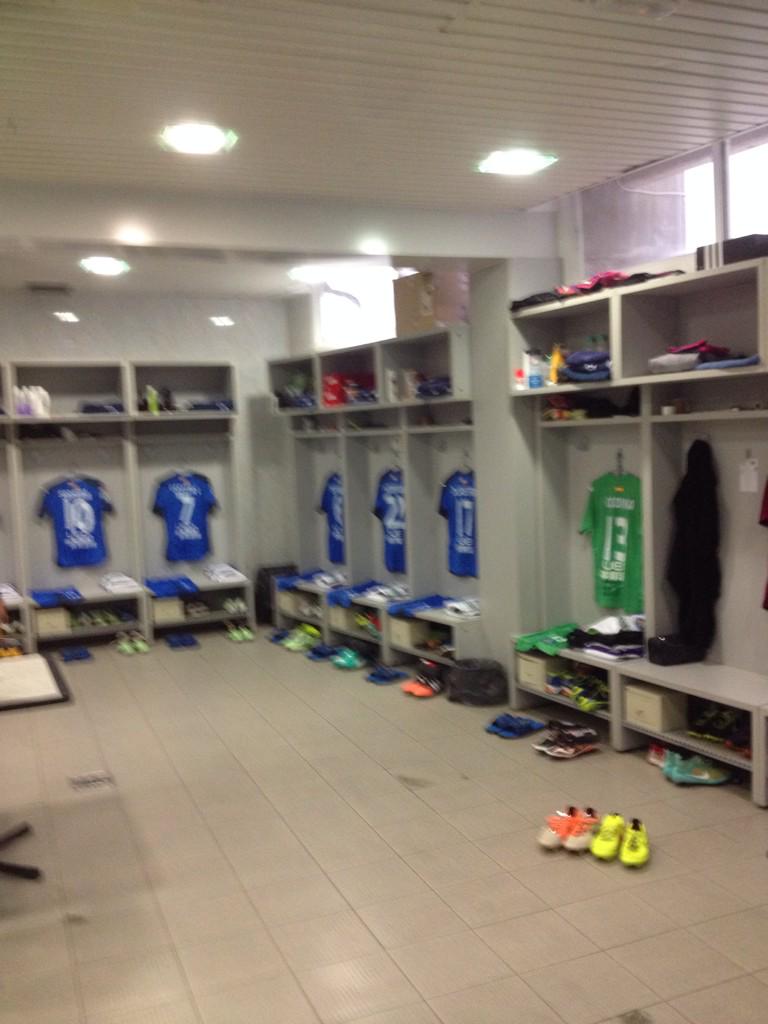 Todo preparado para el partido de copa contra el Eibar..