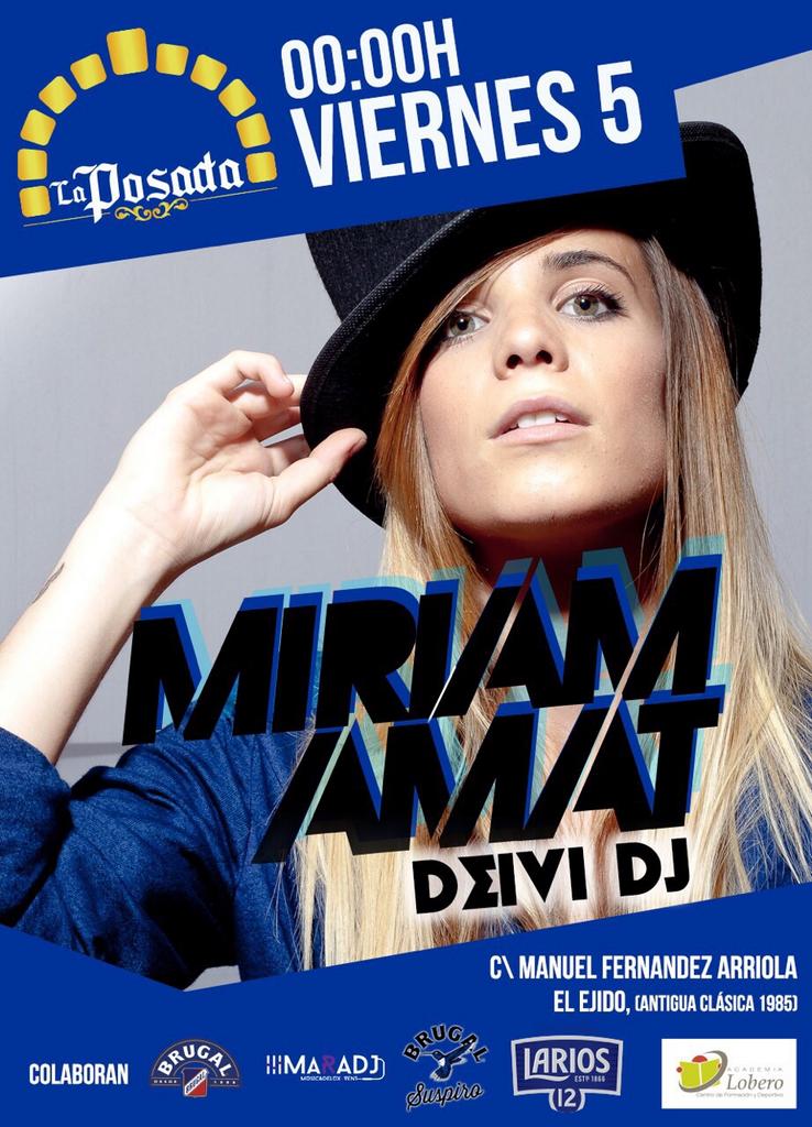 EncarniJdar's tweet photo. Llego el día, esta noche esta con nosotros una grande @MiriamAmat
Apartir de las 00:00 en @laposadacopas .
¡No fayes! http://t.co/p1r8qlOgt0