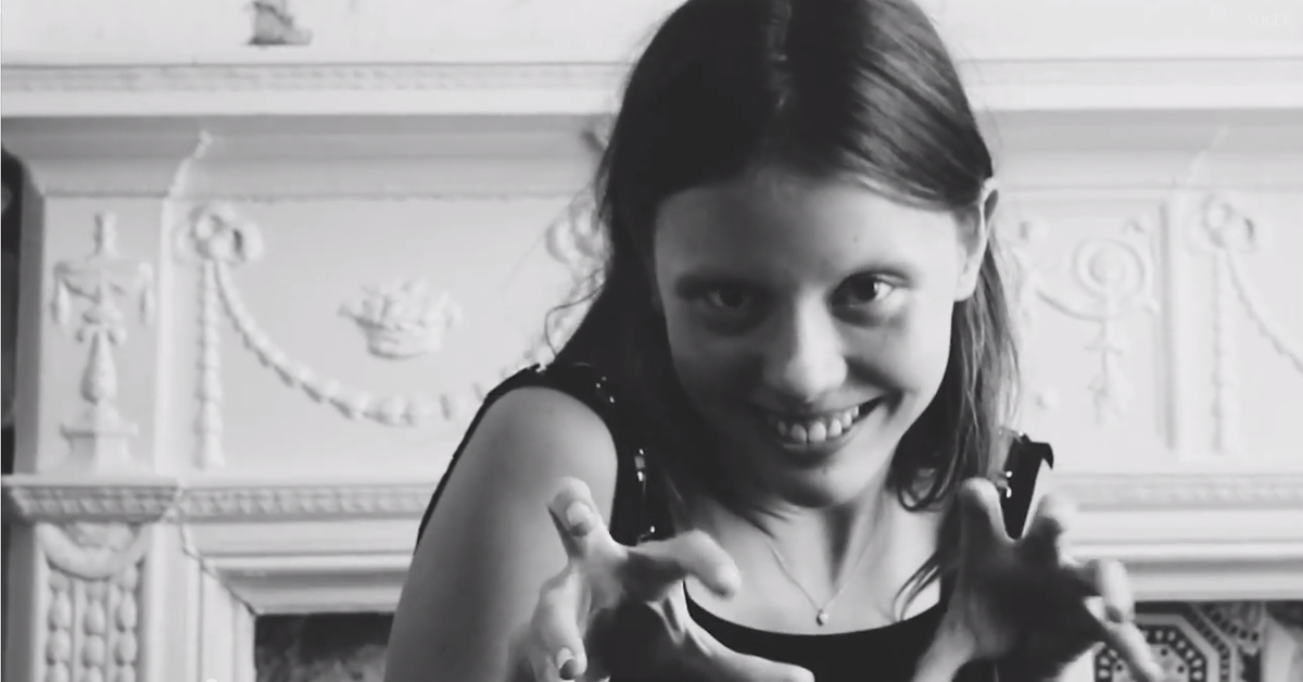 BritishVogue's tweet photo. Vogue Film: Meet Mia Goth http://t.co/zJUgGsdYVG http://t.co/a5bqaRUT6l