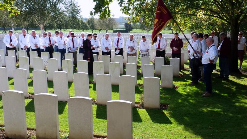 Belgian Battlefields trip with GVFB fantastic success - very moving and educational as well as good friendship