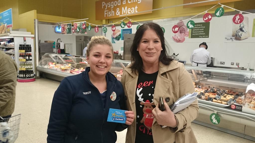 Great making moments matter award for Jodie from Sam