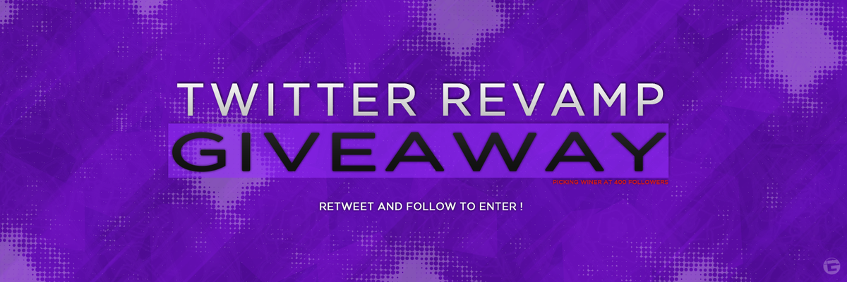 GraphicScythe's tweet image. Twitter Revamp Giveaway! RT &amp;amp; Follow me for a chance to win! @Gamer_RTweets @Mythical_RTs @GFXPromoter @GFX_RT