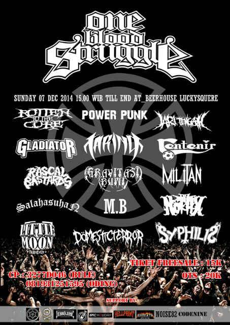 Jng lupa kita hari minggu 7 des akan perform di BEERHOUSE BDG jam 7 malam. kita berkeringat lagi. Bersiap kawan!