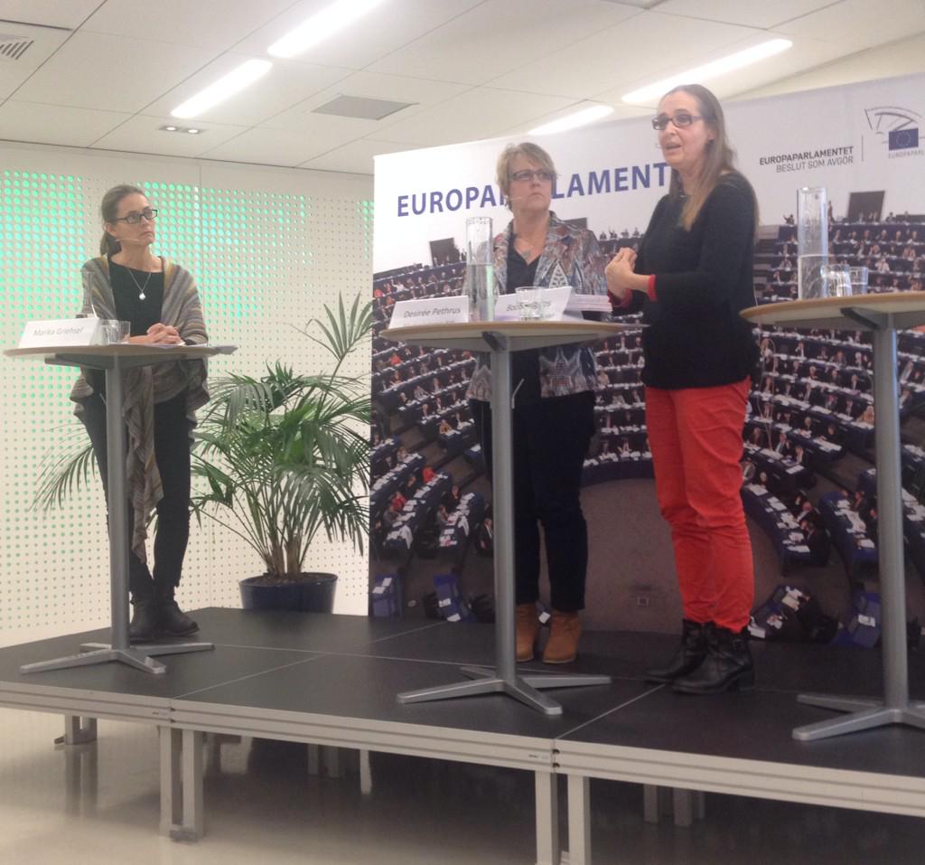 MPgavleborg's tweet photo. @BodilCeballos pratar om sexuellt våld i väpnad konflikt och om konfliktmineraler på Europahuset i Sthlm http://t.co/vASZwWNrha