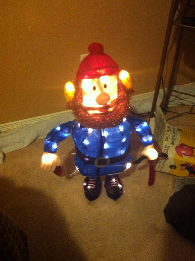  if were an outdoor Xmas decor... Lol! Happy Bday Thomas Craig! 