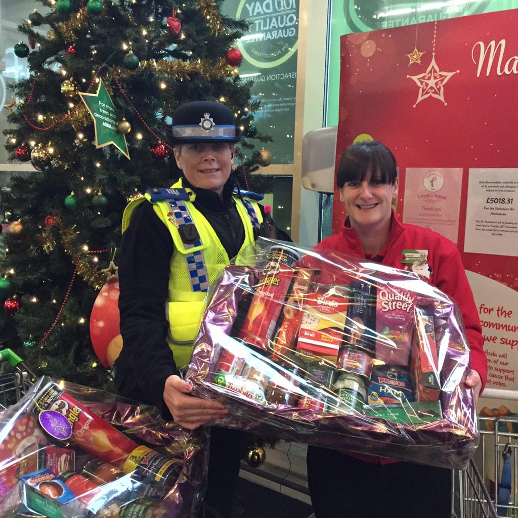 Donating hampers to <a href="/WestYorksPolice/">West Yorkshire Police</a> for victims of crime #careinourcommunity #asdaclc