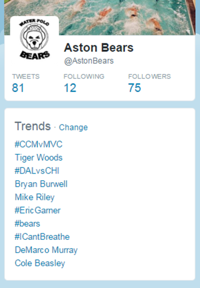 Great to see Bears trending on Twitter ;) woooo! #bears
