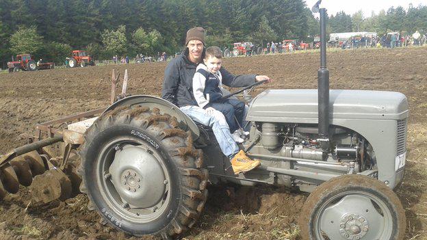 BBCScotlandNews's tweet image. Boiler suits and boots offer for funeral of young farmer William Sangster from #Auchnagatt bbc.in/1zte4SN