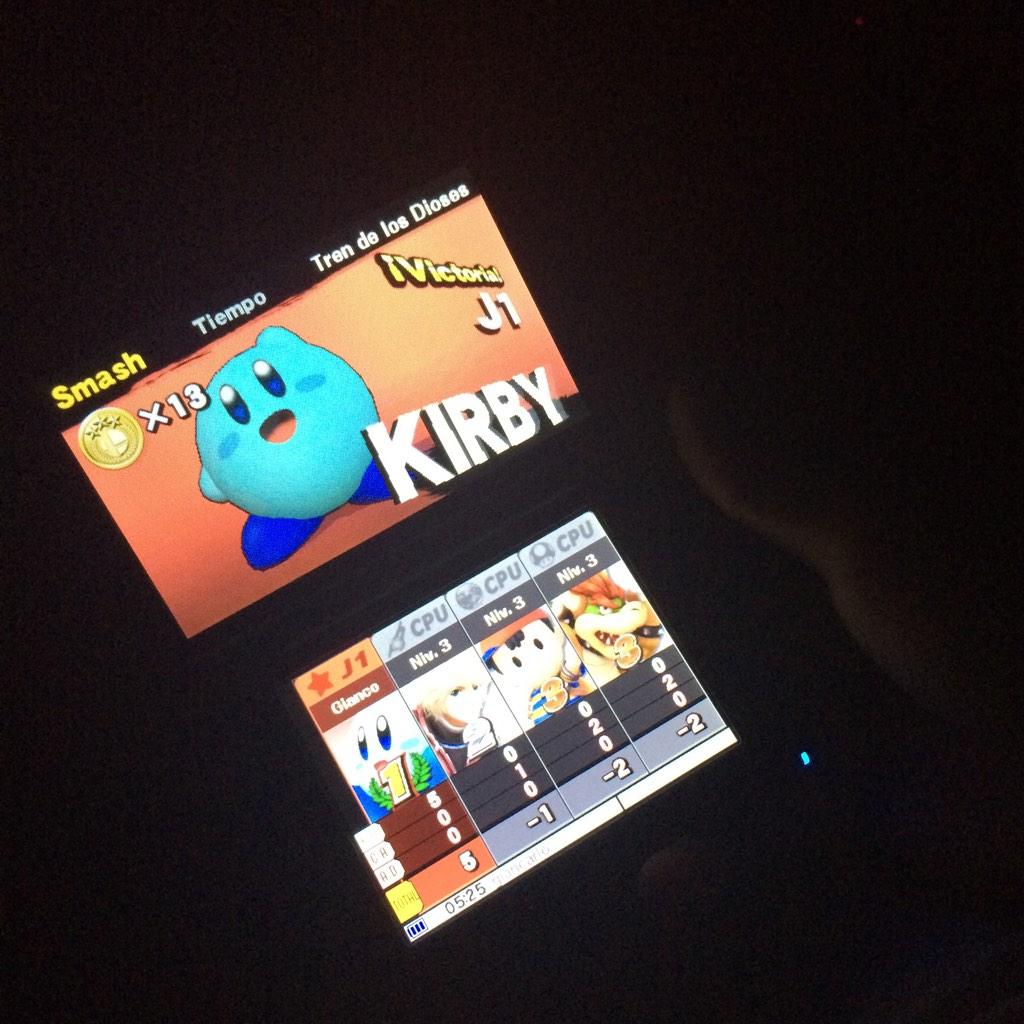 gianco_or's tweet image. Lo mejor de la vida es amanecerte jugando smash!! #teamkirby #SmashTech ✌️😬