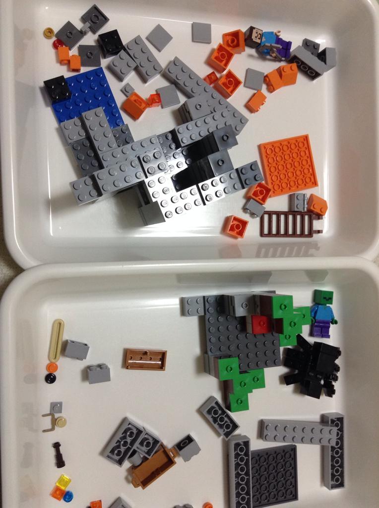 Eric D Itoh さて もう一つの豆腐 マインクラフト用語 1の袋は次男 2の袋は長男にイイだろうなと判断 なお ビルドインバッグ可能です レゴ豆腐 Http T Co Of3ny5jhno