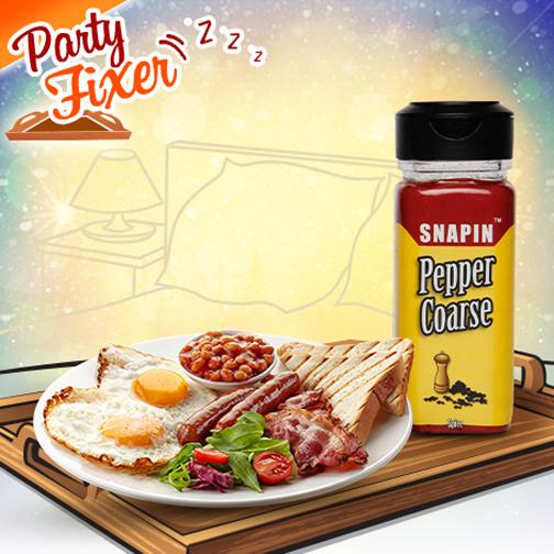 SnapinIndia's tweet photo. Feeling unwell after that crazy party yesterday? This breakfast with #Snapin’s #PepperCoarse is a perfect #PartyFixer http://t.co/mKL811CpE0