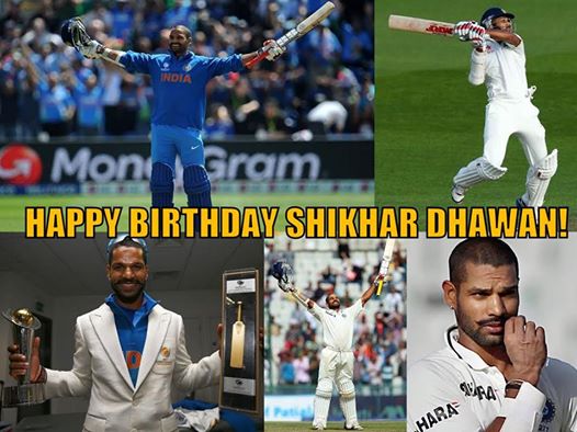 Happy birthday, Shikhar Dhawan. 
The Indian Cricket Team star turns 29 today! 