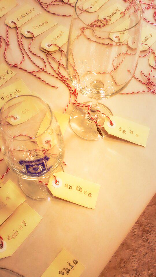AntheaMac's tweet photo. The beautiful name tags from todays lunch! #BarossaGenerations #handmadewithlove @BarossaDirt http://t.co/jFcEhPyCrK