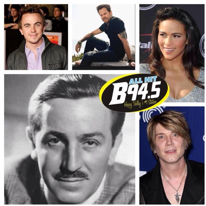 B94.5 wants to wish Walt Disney,  John Rzeznik, and a Happy Birthday! 
