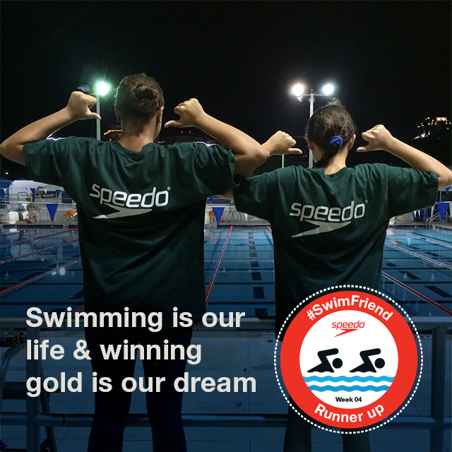 speedo's tweet photo. 'Swimming is our life & winning gold is our dream' #SwimFriend http://t.co/bcWNXnsUTj