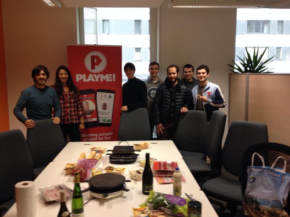 playmeapp's tweet photo. Raclette party chez Playme! http://t.co/03aLJjznDr