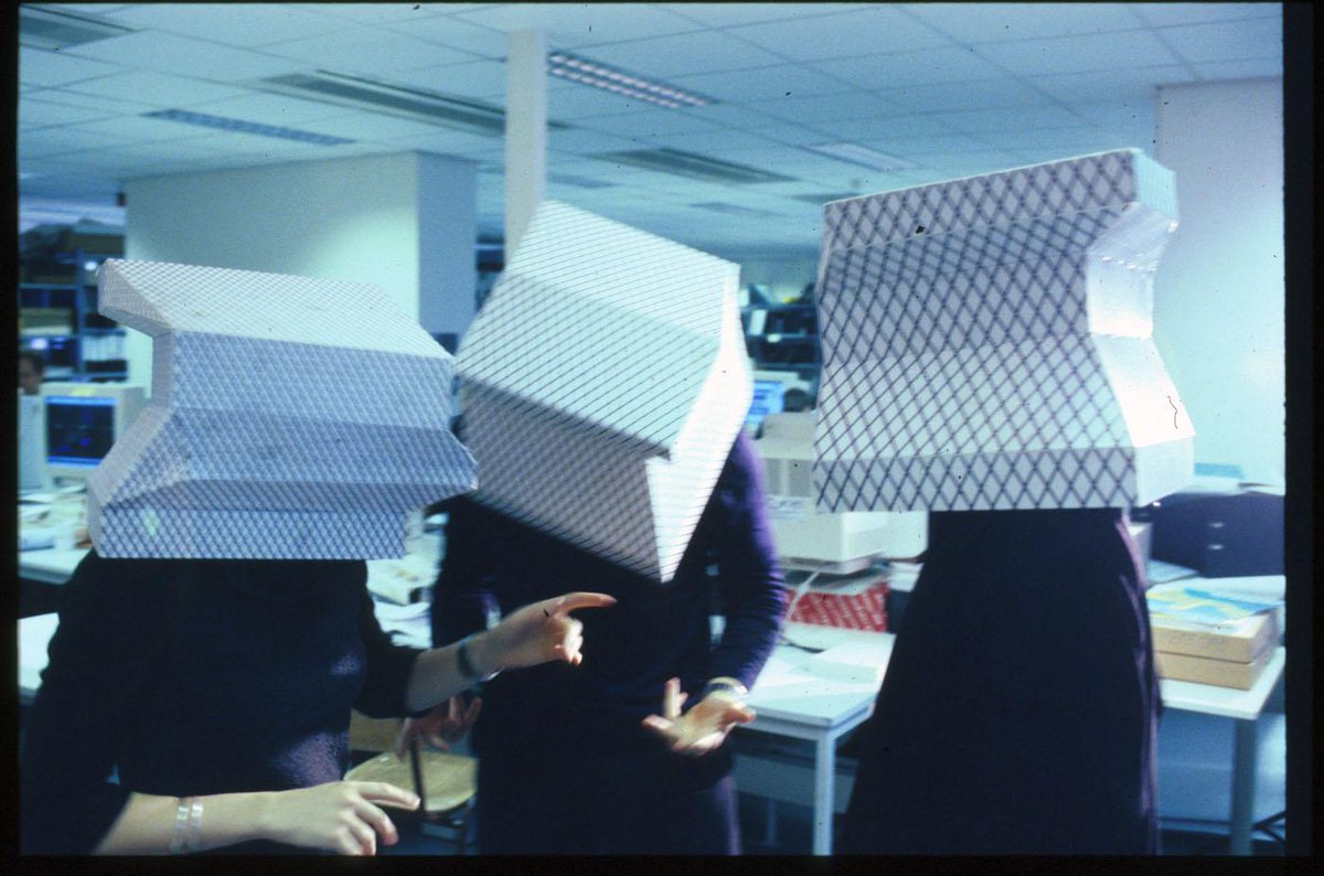 #ff #OMAarchive: The making of the Seattle Central Library, OMA, Rotterdam, 1999 - "Thinking through models"...