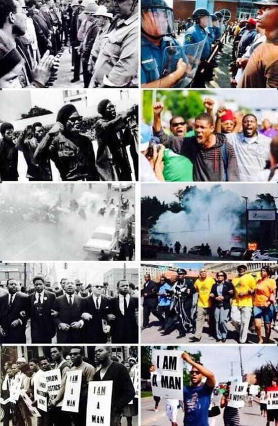 Bipartisanism's tweet photo. "When the present looks like history, somehow, somewhere, we got it awfully, terribly wrong." 
#ICantBreathe #Seattle http://t.co/FsXpjMP1Rk