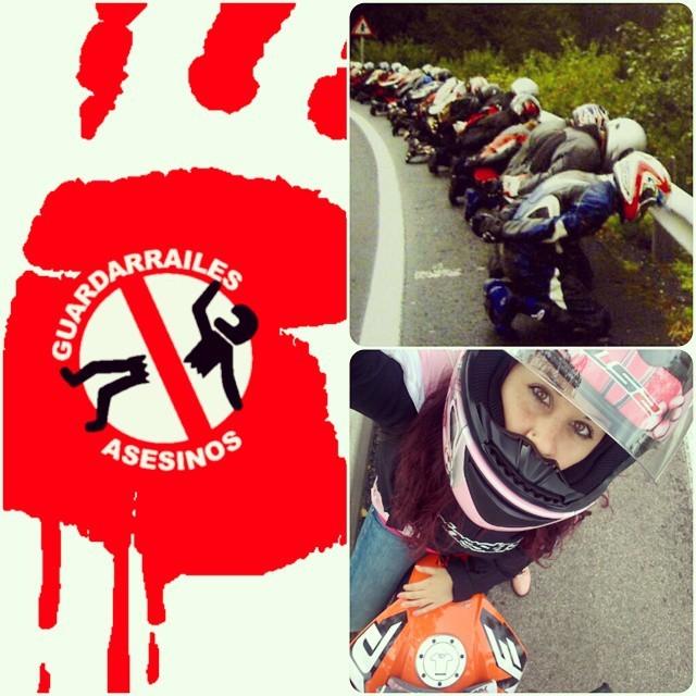 NO A LOS GUARDARRAILES ASESINOS!!! Mañana, sábado 6, a las 12.00 h concentración motera en el Santiago Bernabeu p...