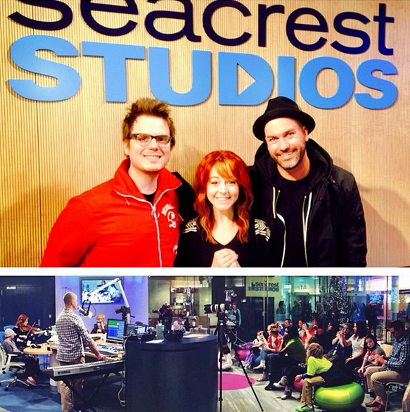 LindseyStirling's tweet photo. Denver children's hospital @ryanseacrest Thanx for havin us @_chris_coleman_
@childrenscolo #seacreststudios
#BBOY45 http://t.co/ak3it2lXbH