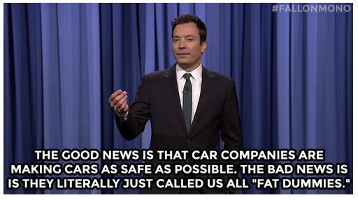 FallonTonight's tweet photo. "The good news is that car companies are..." http://t.co/5XnJcMPcqc http://t.co/BLJyPzM6WI http://t.co/N9vJIXGOwM http://t.co/nhxTBHE4wW