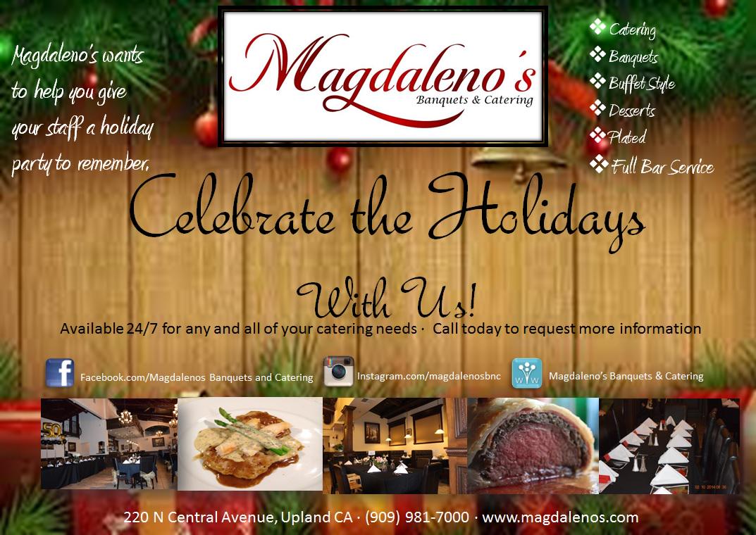 The #Holidaze are upon us. Have you booked your party yet? #Magdalenos #holidayparty